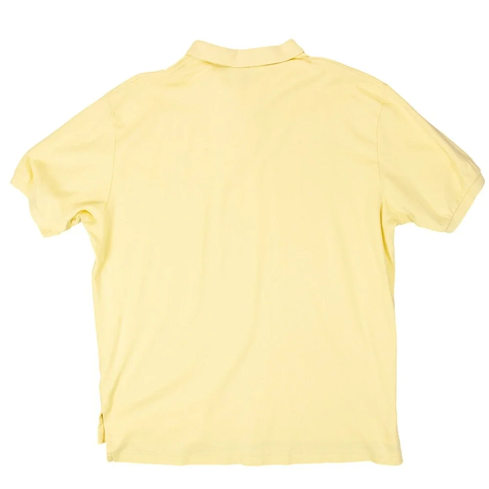Lot of 2 Vintage Polo Ralph Lauren Mens 2XL Polo Shirts‎ Yellow Red Short Sleeve